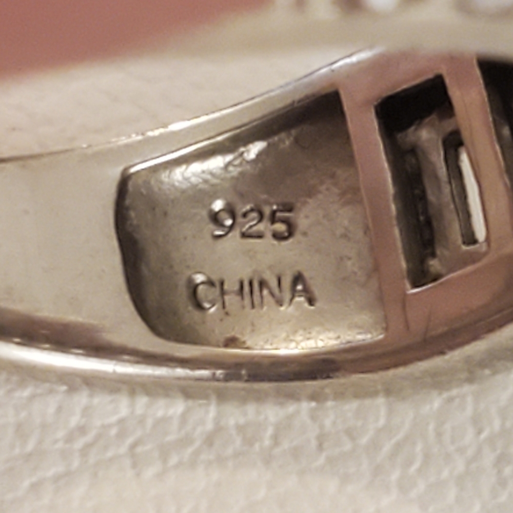 Sterling silver Cz ring - Picture 4 of 5